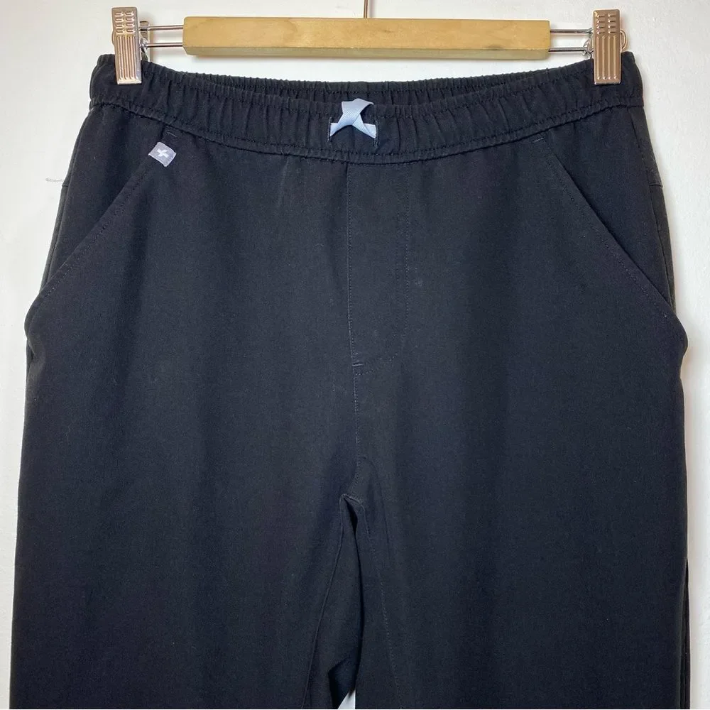 FIGS Men’s Tansen Jogger Drawstring Waist Scrub Pants Black Sz Small